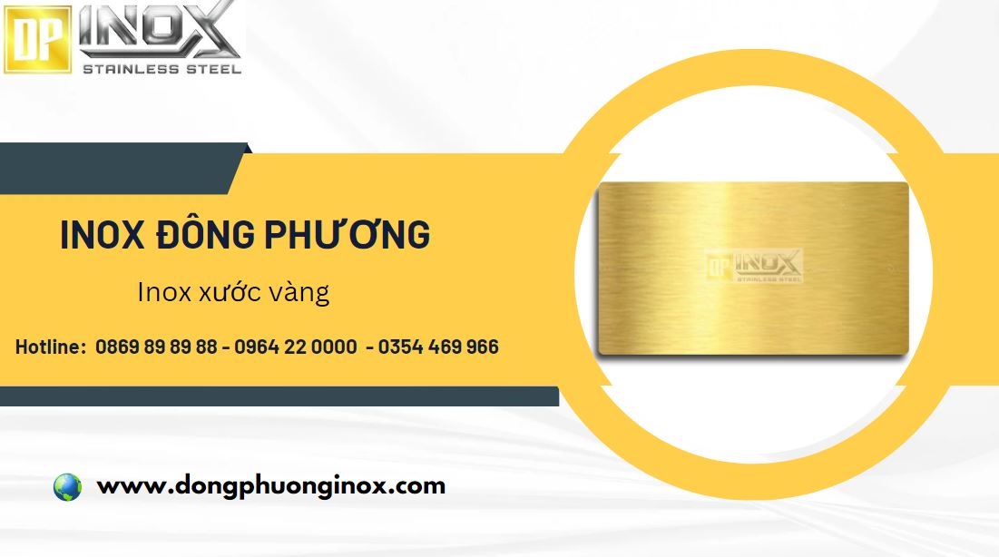 Tổng kho inox xước vàng tại Hà Nội và TP Hồ Chí Minh